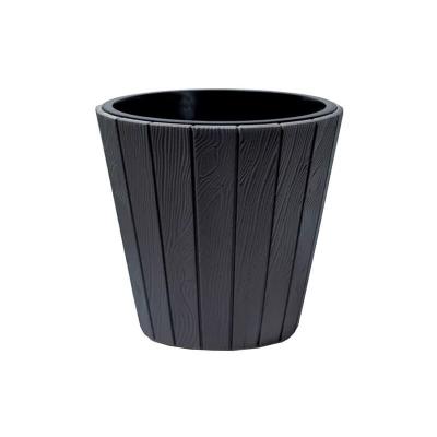  Prosperplast pot rond woode - &oslash; 488 mm - gris anthracite DBWO490S433