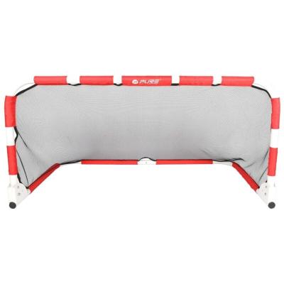 PURE2IMPROVE  Foldable Soccer Goal Rouge,Blanc 120 x 60 x 60 cm