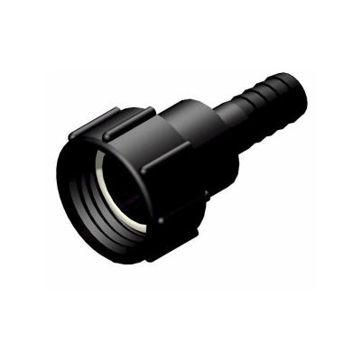 CPP  - Raccord femelle 2' S60x6 - male cannel&eacute;e droit &oslash; 25mm