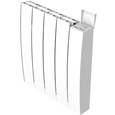 VOLTMAN Radiateur &eacute;lectrique fixe &agrave; inertie s&egrave;che horizontal MANAO en c&eacute;ramique 1000W - thermostat digital LCD - Blanc - 