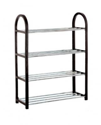 Range chaussures Box - M&eacute;tal et plastique - 8 paires