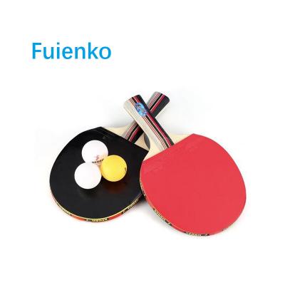  Set De Tennis De Table - 2 Raquette Ping Pong De Peuplier+ 3 Balle+1 Sac 