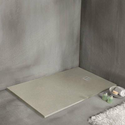 SANYCCES  - Receveur de douche 90 x 80 cm, Beige, extra plat - strato
