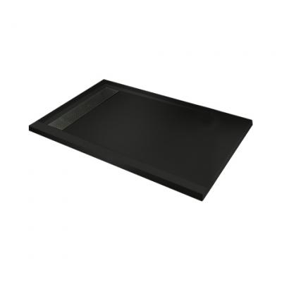 GODART Receveur de douche SolidSurface Avoriaz - Gris anthracite - 120x80cm