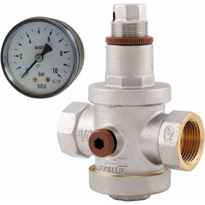  R&eacute;ducteur de pression &agrave; membrane F20x27 Dipra + manom&egrave;tre