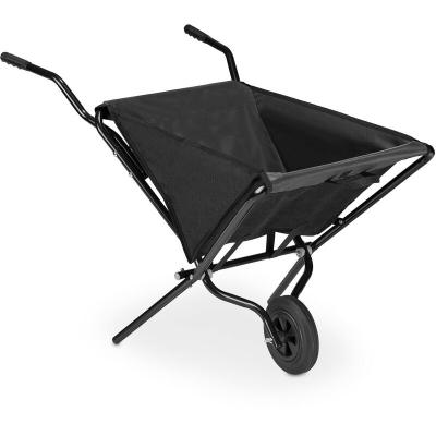 RELAXDAYS Brouette de jardin pliable en noir - 10036176-0