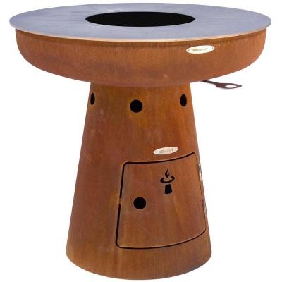 REMUNDI  - Barbecue brasero en acier Nero 83 x 83 cm (DxH) 