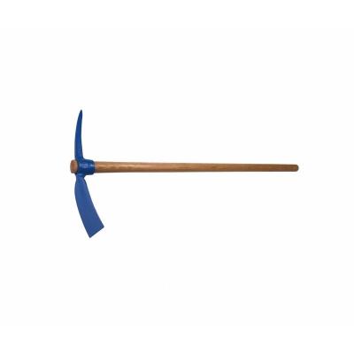 REVEX Pioche canton acier forg&eacute; manche bois L.100 cm - 