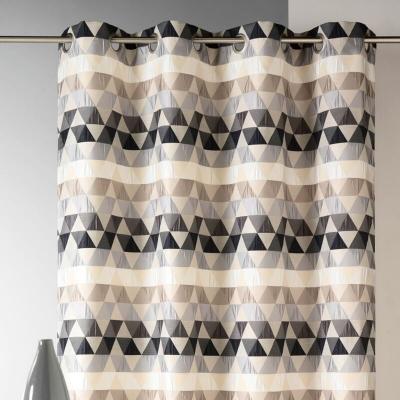 Rideau d'ameublement motifs triangles 140 x 260 cm HOM3597738515120