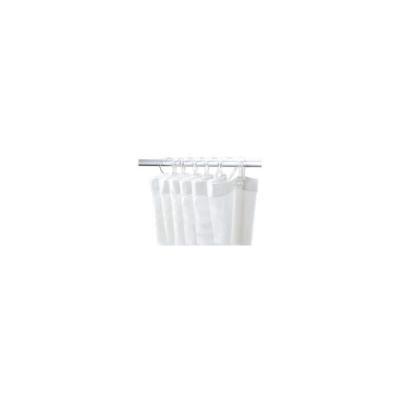 DELABIE Rideau de douche 1.20x2.00 m pvc Blanc  1382 - Blanc