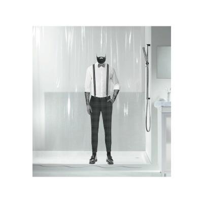 SPIRELLA  - Rideau de douche peva dandy 180x200cm Noir - Noir