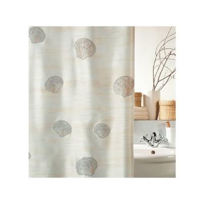 SPIRELLA Rideau de douche Polyester atlantis 180X200cm Beige - Beige - 