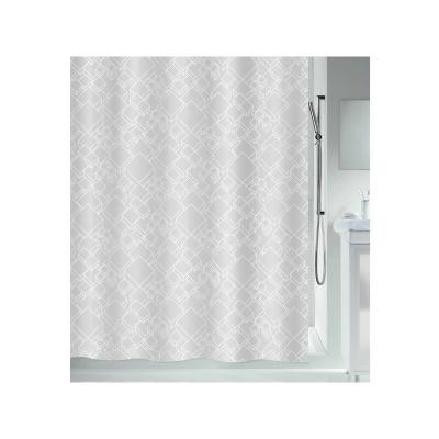 SPIRELLA Rideau de douche Polyester peer 180x200cm Blanc - Blanc - 
