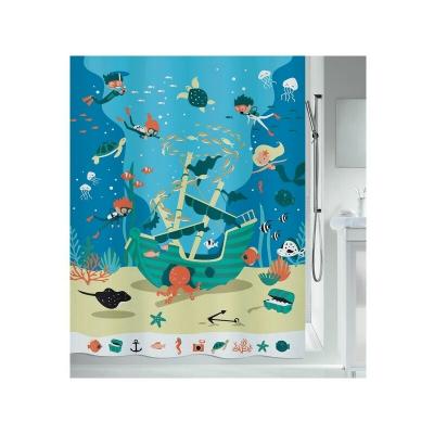 SPIRELLA  rideau de douche polyester pirates 180x200cm multicolor