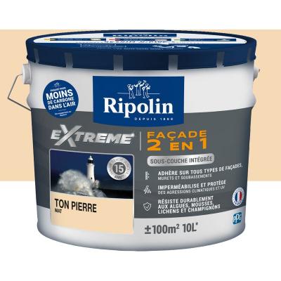 RIPOLIN  PROTECTION EXTREME FACADE TON PIERRE Mat 10 L