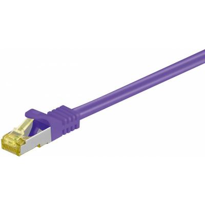 GENERIQUE Goobay RJ-45 CAT7 3m c&acirc;ble de r&eacute;seau Violet S/FTP (S-STP) - Neuf