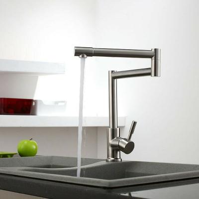 LOOKSHOP  - Robinet de cuisine &agrave; bec sup&eacute;rieur orientable - nickel bross&eacute;
