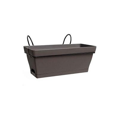 POETIC Ensemble jardini&egrave;re Babyromeo 25 taupe + soucoupe clips&eacute;e + support