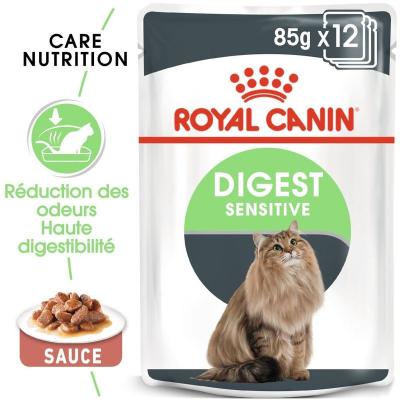 ROYAL CANIN CARE NUTRITION ROYAL CANIN Digest Sensitive Lot de 12 sachets fra&icirc;cheur 48 x 85 g