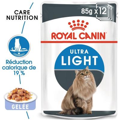 ROYAL CANIN CARE NUTRITION 12x85g Light Weight Care en gel&eacute;e Royal Canin - Sachet pour chat