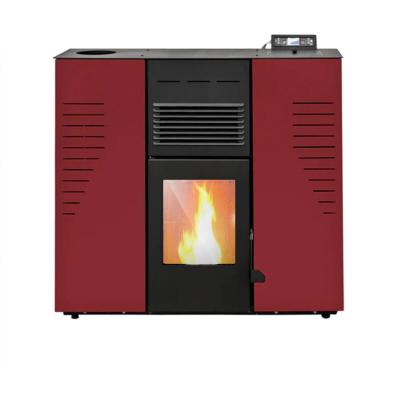 SANNOVER Po&ecirc;le &agrave; granul&eacute;s &eacute;tanche Slim Astral 12 kW Bordeaux 