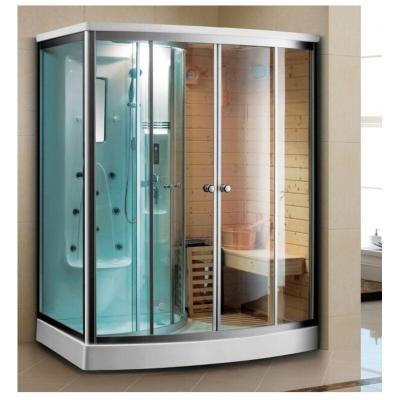 KARAG Cabine de douche hydromassante sauna-hammam JUNO 165x110 cm x 215 cm