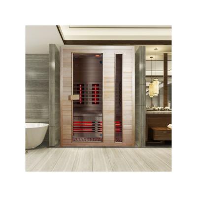 BOREAL SAUNA Sauna infrarouge pour 3 personnes en bois 150x100x200 cm