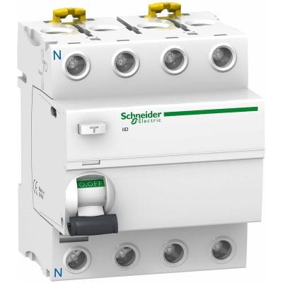 SCHNEIDER ELECTRIC  - Acti9, iID interrupteur diff&eacute;rentiel 4P 25A 30mA type Asi - A9R31425