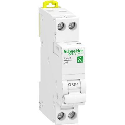 SCHNEIDER ELECTRIC Disjoncteur courbe D phase + neutre Resi9 xp  16 A