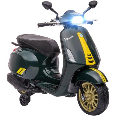 AIYAPLAY Scooter &Eacute;lectrique Enfant Vespa 6v - Nombreux &Eacute;quipements