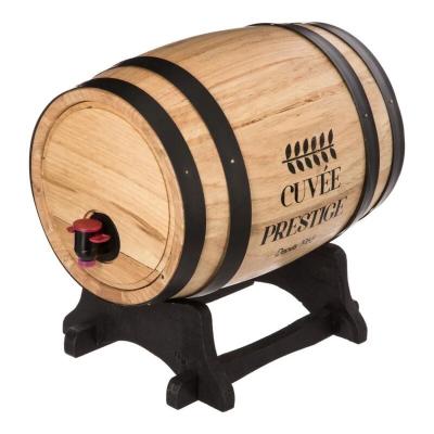 SECRET DE GOURMET Tonneau &agrave; vin - Distributeur de vin - Capacit&eacute; 5.5 Litres