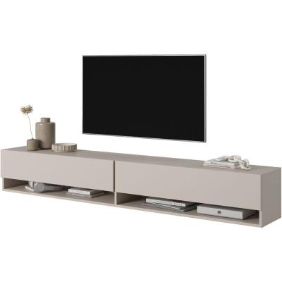 SELSEY  MIRRGO Meuble TV, Melamine, Beige, 200 cm