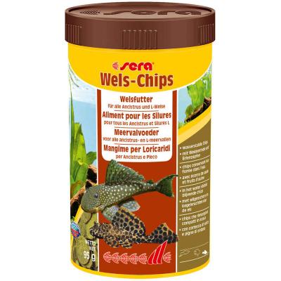 SERA  Nourriture pour Aquariophilie Wels Chips 250 ML