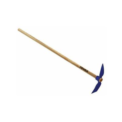 REVEX Serfouette Panne Et Fourche Acier Forg&eacute;  Manche Bois L.115 Cm