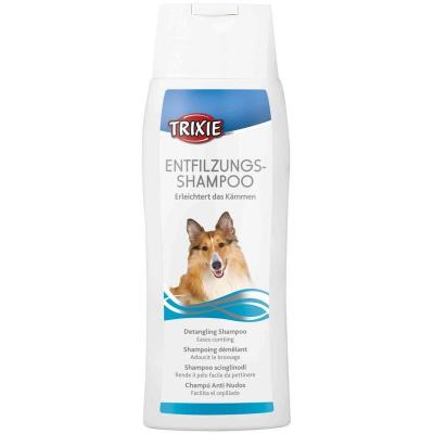 TRIXIE Shampoing d&eacute;m&ecirc;lant 250 ML pour chien a poils longs