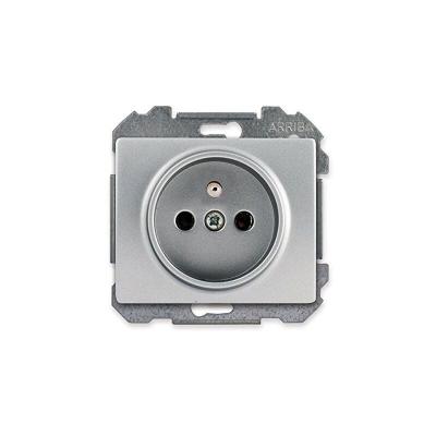 SIEMENS  Delta Iris M&eacute;canisme prise de courant 2P+T - Silver