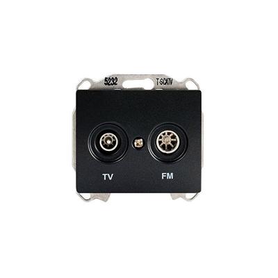 SIEMENS  - delta iris prise tv fm anthracite SIE268270