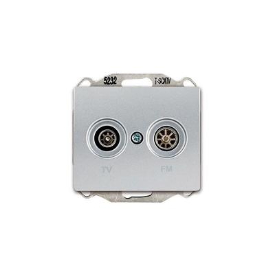 SIEMENS  - delta iris prise tv fm silver SIE268249