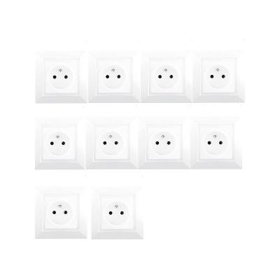 SIEMENS  - Lot de 10 Prises 2P+T Blanc delta one