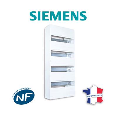 SIEMENS  - Tableau &eacute;lectrique nu &agrave; &eacute;quiper 4 rang&eacute;es