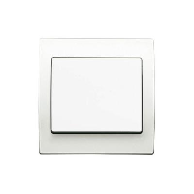 SIEMENS Va et Vient Blanc Delta Iris + Plaque basic Blanc  