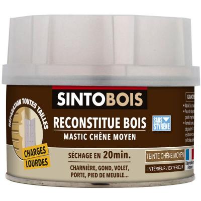 SINTO Reconstitue bois les parties manquantes charge lourde 550g Ch&ecirc;ne moyen 