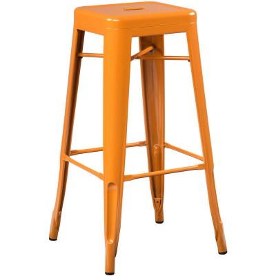 SKLUM Lot 2 tabourets hauts lix  Orange Safran - Orange Safran