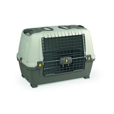 MARTIN SELLIER Cage transport Skudo Car - Anthracite/Blanc - 89x51x60cm 
