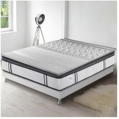 SOFAREVA Surmatelas Burlinton 180x200 cm 10 zones Ep 4cm M&eacute;moire de forme Syst&egrave;me AUTO VENTILATION&reg;