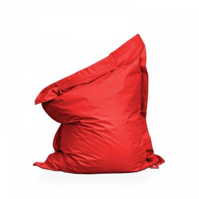 OVIALA Housse vide de pouf de jardin en polyester rouge 140 x 120 cm