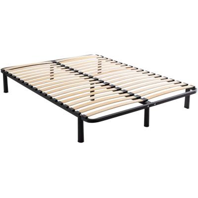 TERRE DE NUIT  Sommier Cadre &agrave; Lattes m&eacute;tal en kit 140x190