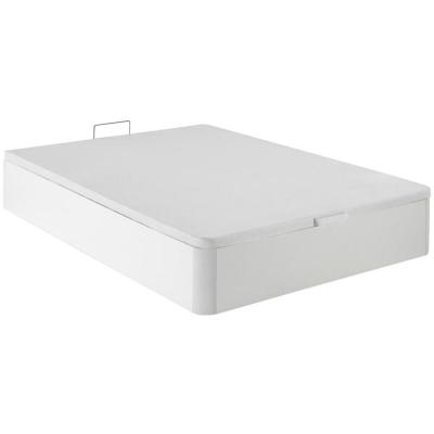 VENTE UNIQUE Sommier coffre 140 x 190 cm - Blanc mat - HESTIA de DREAMEA PLAY