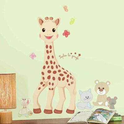 THEDECOFACTORY Stickers Repositionnables, G&eacute;ants Sophie la Girafe
