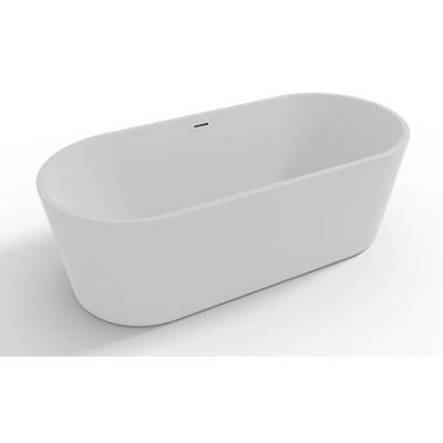 Spalina - Baignoire &icirc;lot ovale jade L.170 x l.80 cm, by Blanc